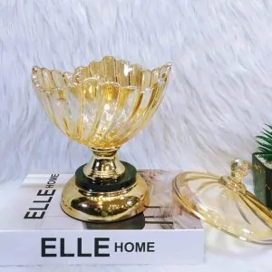 Luxury Glass Bonbonniere with Lid