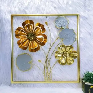 Modern Gold Metal Wall Frame