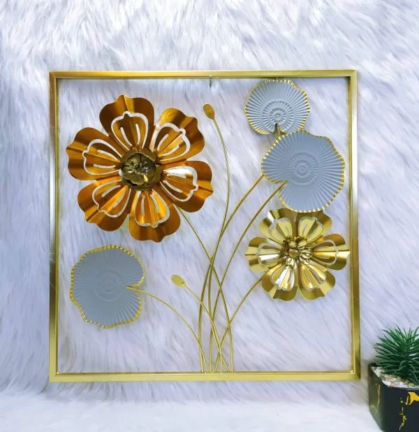 Modern Gold Metal Wall Frame
