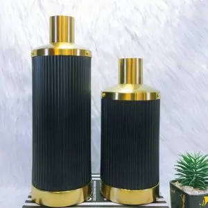 Imported Metal Vases Set