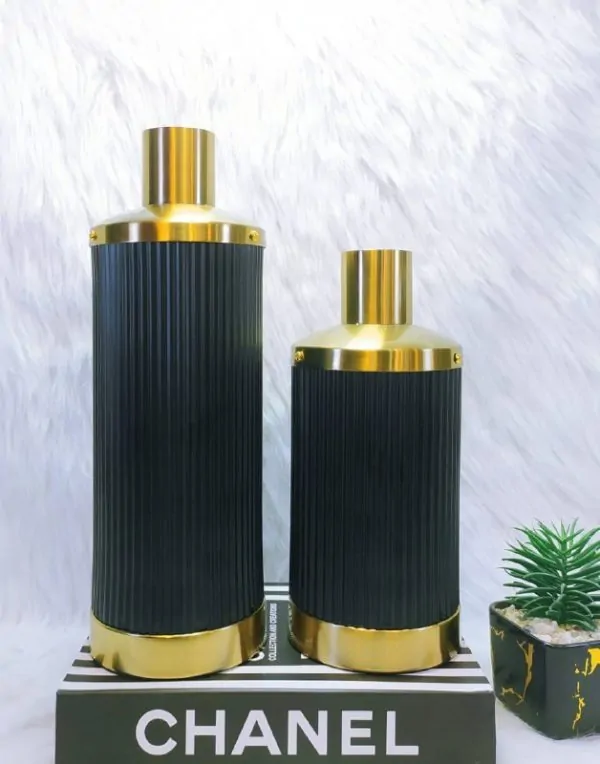 Imported Metal Vases Set