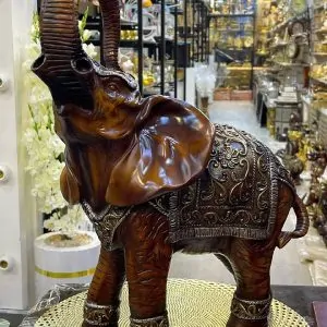 Antique Gallery Porcelain Elephant Figurine (Jumbo Size)