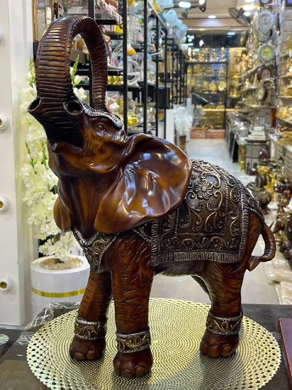 Antique Gallery Porcelain Elephant Figurine (Jumbo Size)