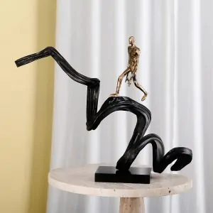 Abstract Climber Man Statue
