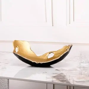 Sculpted Aluminum Decorative Tray