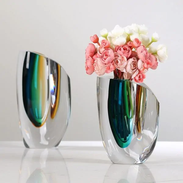 Creative Colored Glass Vase