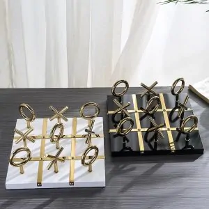 X.O. Decor Set: Deluxe Tic Tac Toe Game