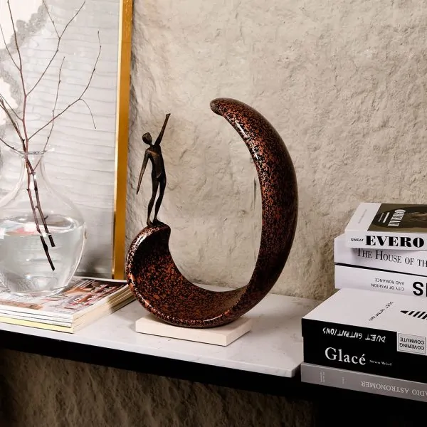 Abstract Person and Arch Sculpture